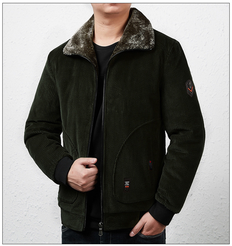 Men's Autumn And Winter Tooling Casual Windbreaker Jacket