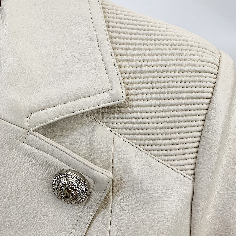 Women's motorcycle leather jacket - Image 5