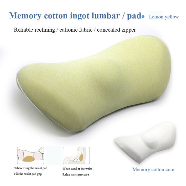 Lumbar Support Pillow For Side Sleepers Pregnancy Relieve Hip Coccyx Sciatica Pain Machine Chair Back Cushion Waist Car Seat - Image 9