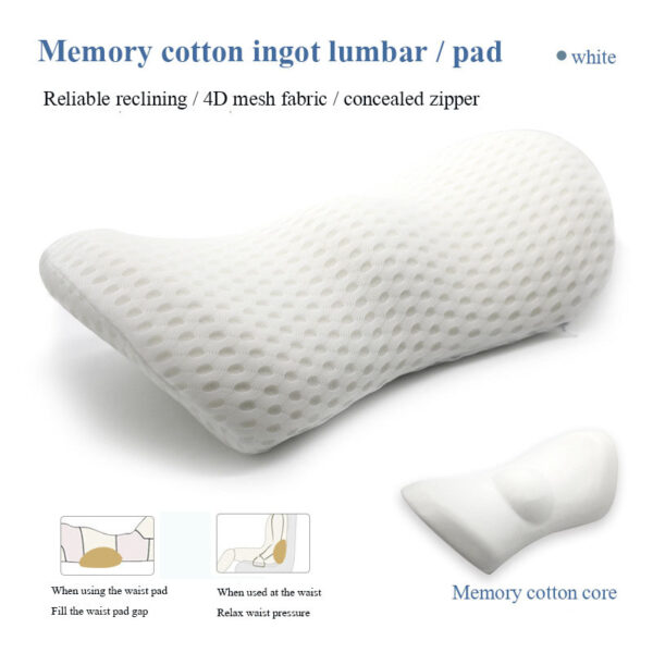 Lumbar Support Pillow For Side Sleepers Pregnancy Relieve Hip Coccyx Sciatica Pain Machine Chair Back Cushion Waist Car Seat - Image 7