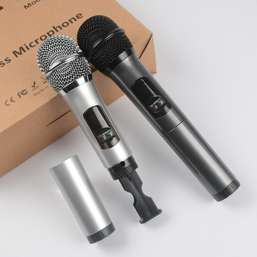 Home Ane For Two Bluetooth K Song Recording Dynamic Wireless Microphone - Image 2