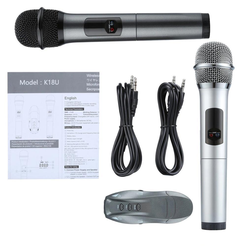 Home Ane For Two Bluetooth K Song Recording Dynamic Wireless Microphone - Image 6