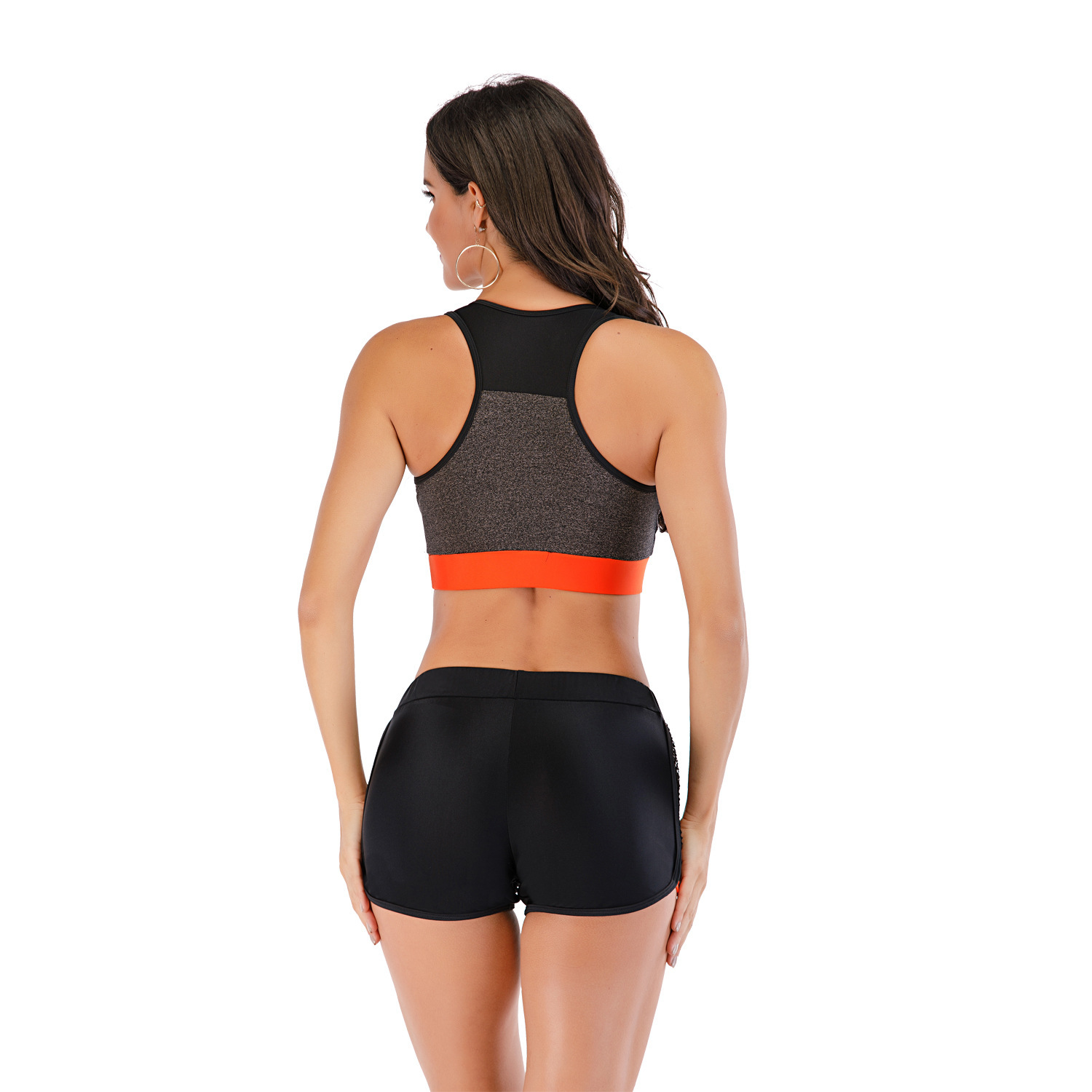 Sports Vest Split Boxer Bikini Set - Image 3