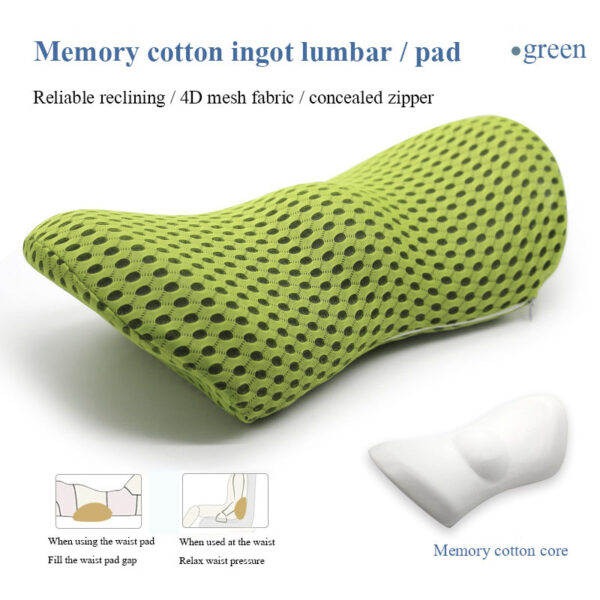 Lumbar Support Pillow For Side Sleepers Pregnancy Relieve Hip Coccyx Sciatica Pain Machine Chair Back Cushion Waist Car Seat - Image 2