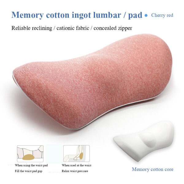 Lumbar Support Pillow For Side Sleepers Pregnancy Relieve Hip Coccyx Sciatica Pain Machine Chair Back Cushion Waist Car Seat - Image 4