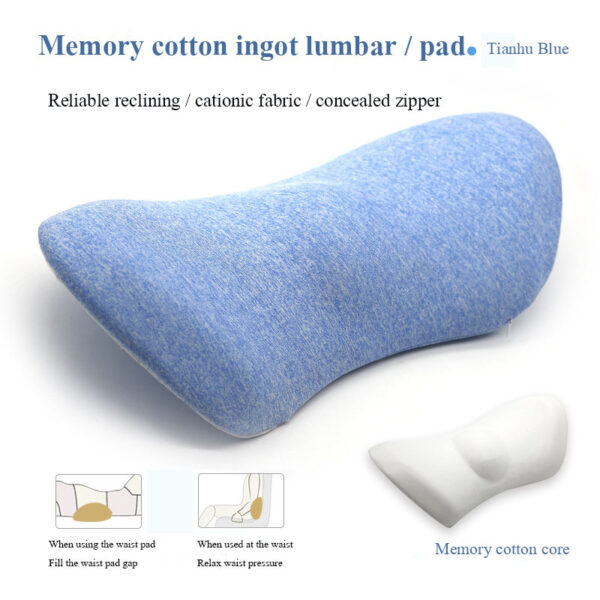 Lumbar Support Pillow For Side Sleepers Pregnancy Relieve Hip Coccyx Sciatica Pain Machine Chair Back Cushion Waist Car Seat - Image 8