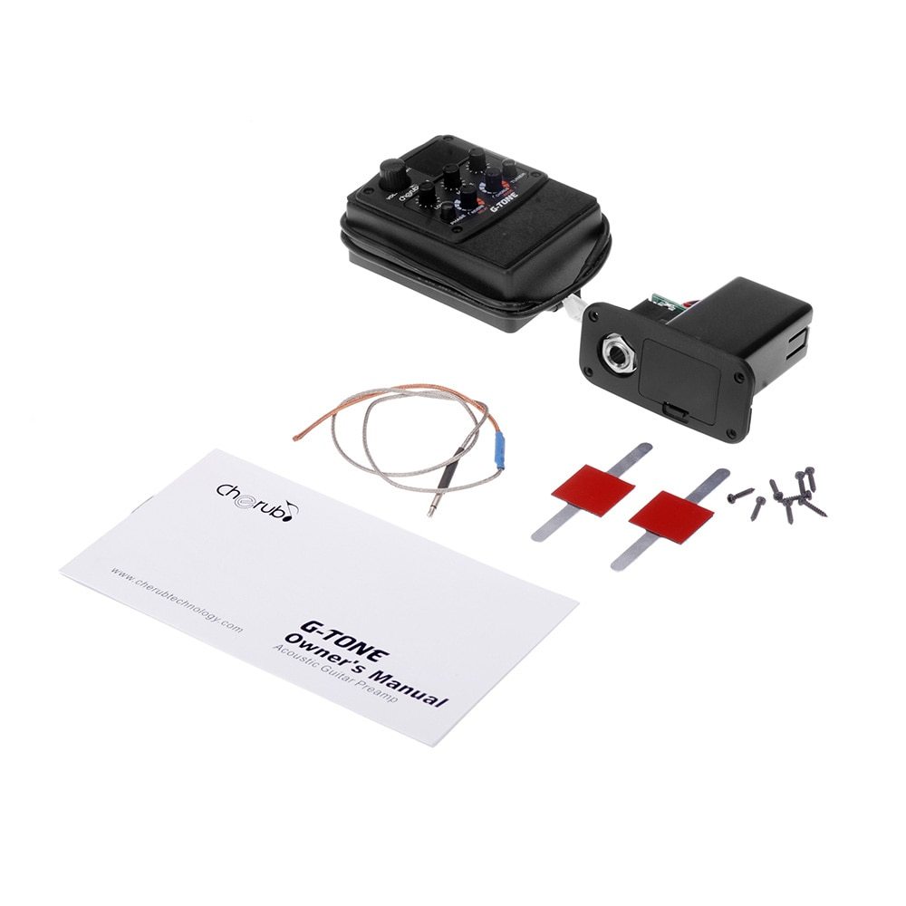Cherub Guitar Pickup GT-6 Acoustic Guitar EQ Folk Guitar Pickup Hole - Image 6