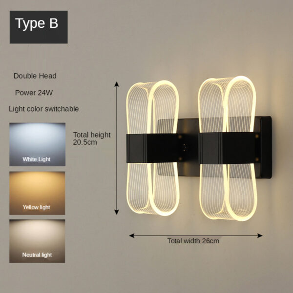 Golden Nordic Style Wall Lamp Lighting Fixture - Image 7