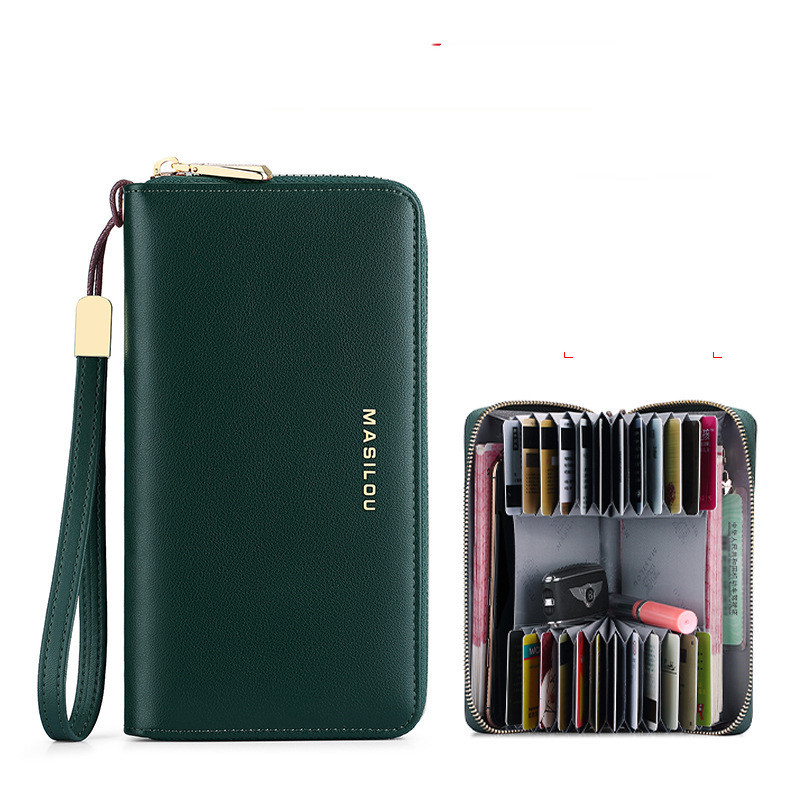 Zipper Card Case Long Large Capacity Multifunctional Wallet - Image 3