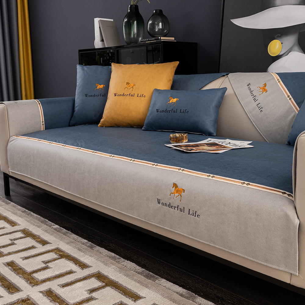 Polyester Sofa Protective Cushion Cover - Image 8