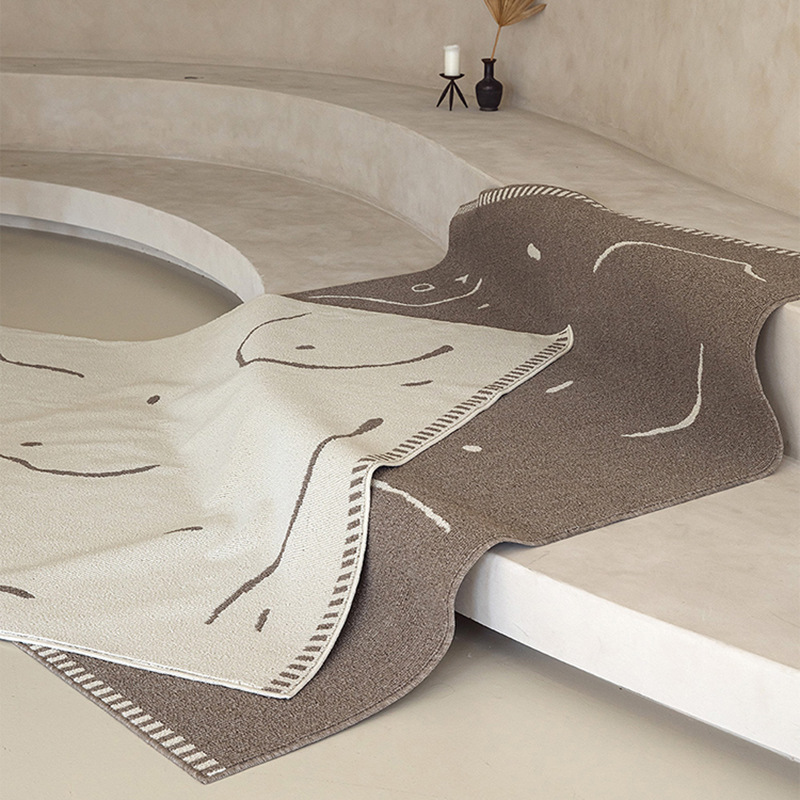 Simple Household Korean Bedroom Bedside Thicker Carpet - Image 7