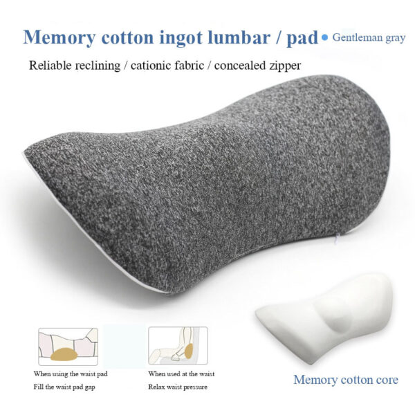 Lumbar Support Pillow For Side Sleepers Pregnancy Relieve Hip Coccyx Sciatica Pain Machine Chair Back Cushion Waist Car Seat - Image 5