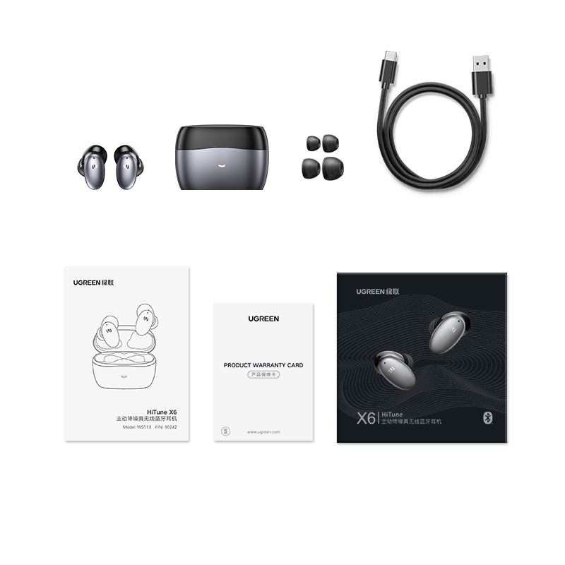 HiTuneX6 Active Noise Reduction In-ear Bluetooth Headset - Image 8