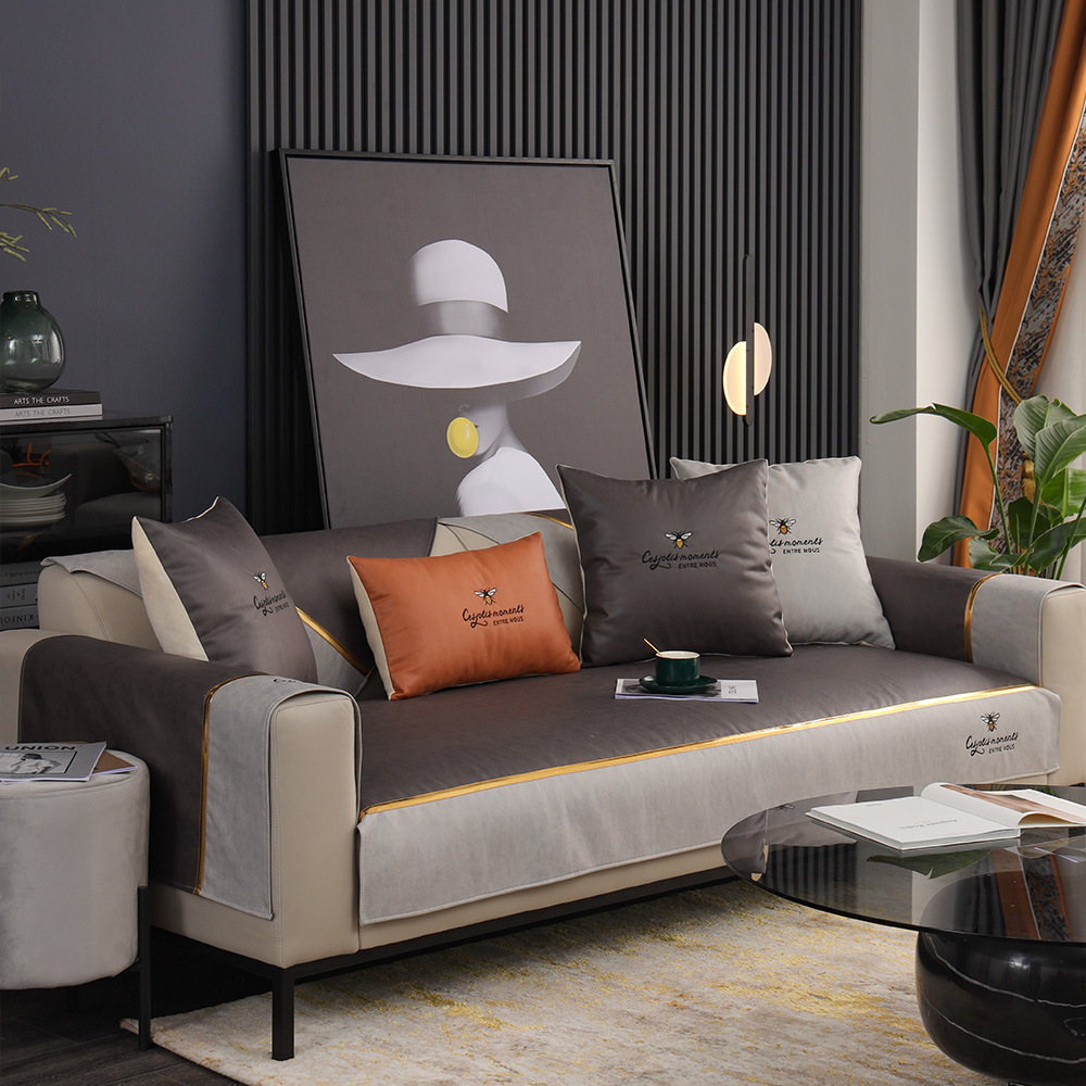 Polyester Sofa Protective Cushion Cover - Image 5