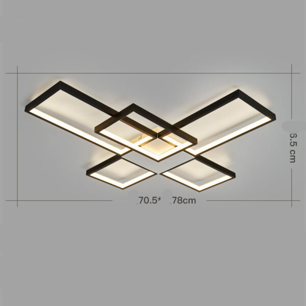 LED Ceiling Lamp Warm Bedroom Simple Household - Image 4