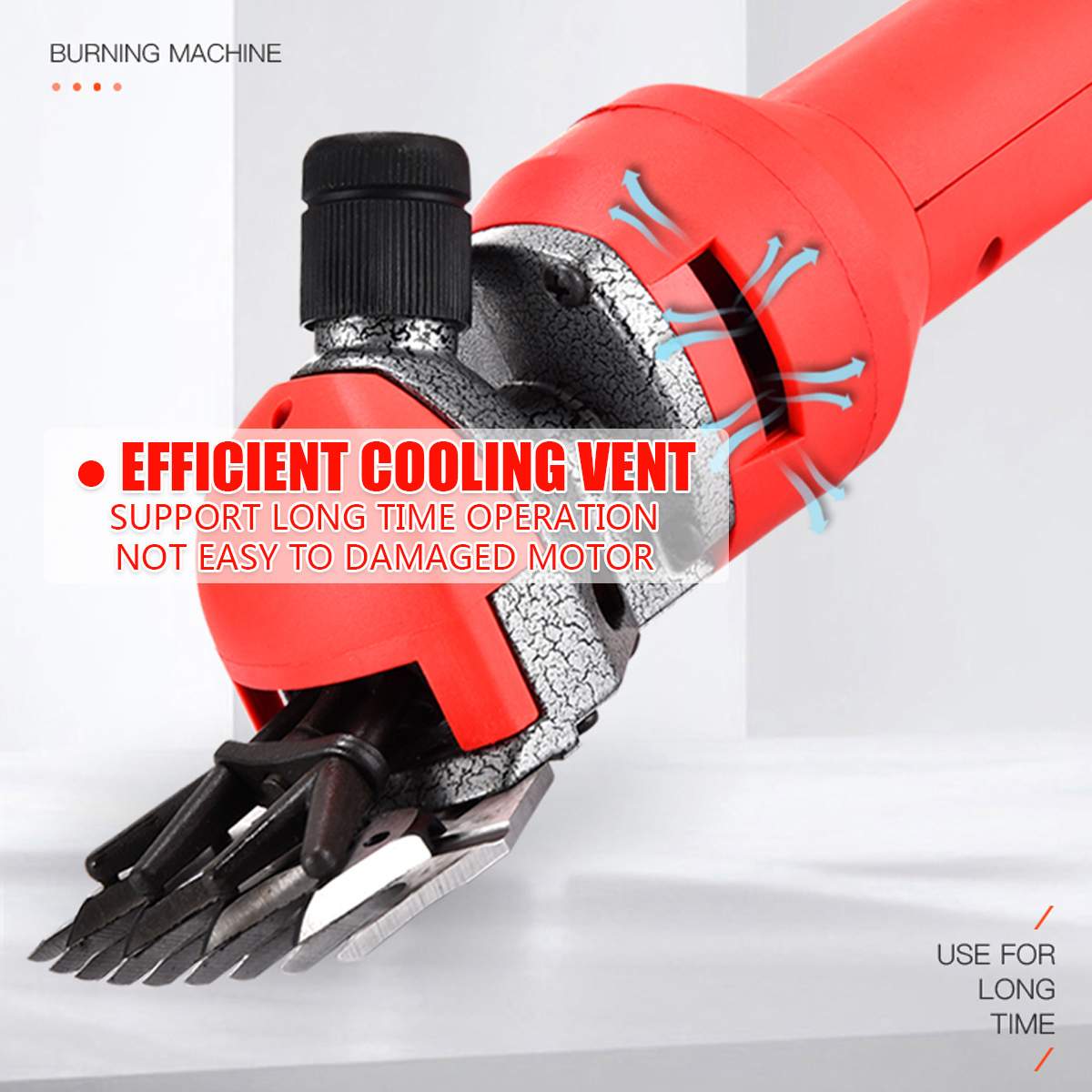 HILDA-218 Sale Portable Heavy Duty Electric Knife Blades Hand Wool Scissors Shearing Machine Sheep beiyuan blade - Image 5