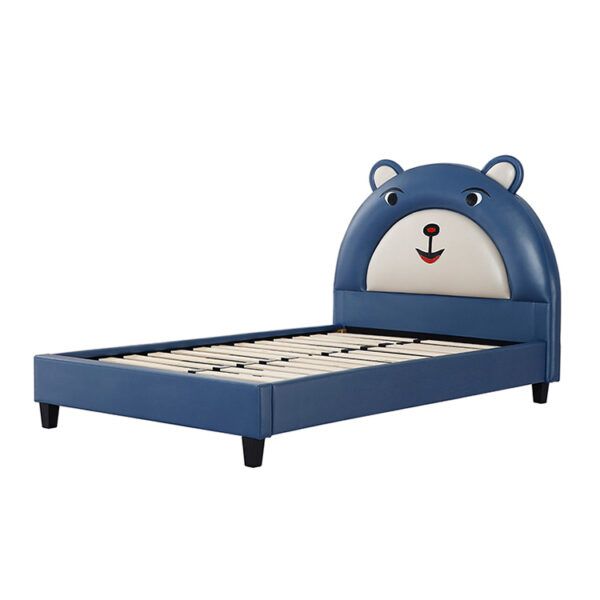 Hotel Villa Furniture High Density Elastic Sponge Wooden Bed Frame Cartoon Cute Baby Children's Single Bed - Image 2