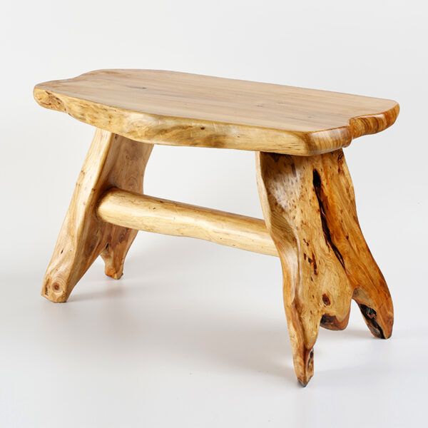 Root Carving Vintage Wood Stool Skilful Manufacture Furniture wood stool cedar stools low wood - Image 2