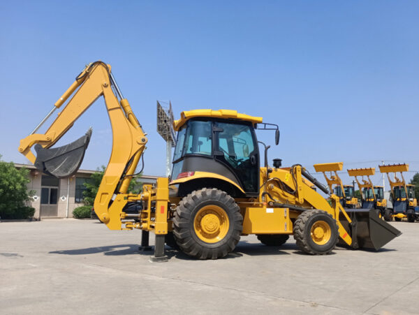 Backhoe Loader Made in China Construction Trenching Machine 7.8 Ton Backhoe Loader For Sale - Image 5