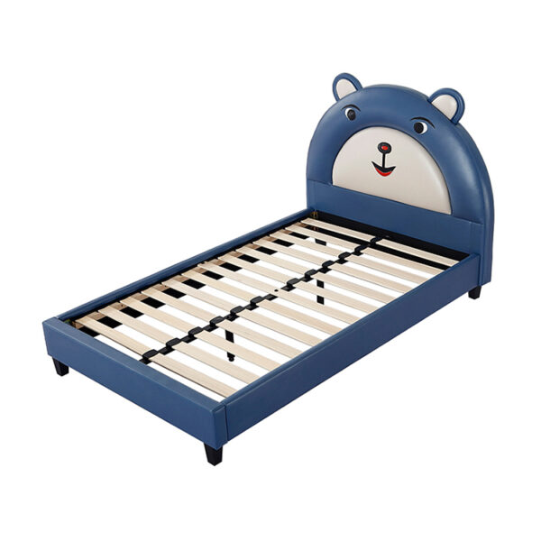 Hotel Villa Furniture High Density Elastic Sponge Wooden Bed Frame Cartoon Cute Baby Children's Single Bed - Image 6