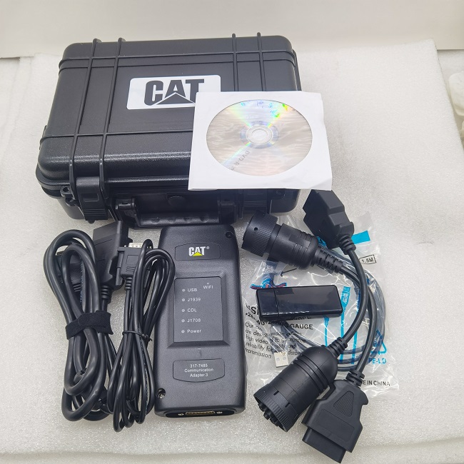 High Quality CAT Machinery ET Communication Adapter with WIFI ET3 Tool truck diagnostic tool 317-7485 new version