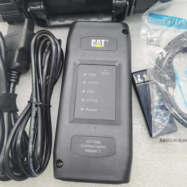 High Quality CAT Machinery ET Communication Adapter with WIFI ET3 Tool truck diagnostic tool 317-7485 new version - Image 4