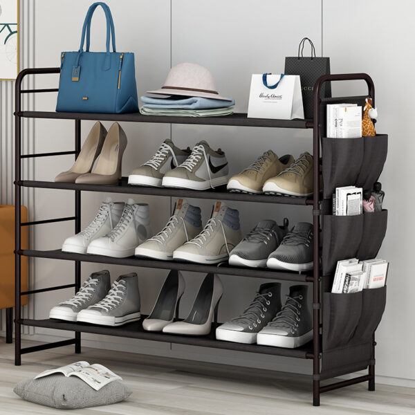 Metal shoe rack organizer storage cabinet shoe racks for home