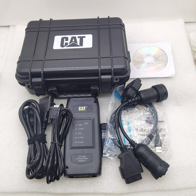 High Quality CAT Machinery ET Communication Adapter with WIFI ET3 Tool truck diagnostic tool 317-7485 new version - Image 5