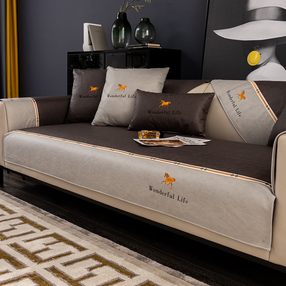 Polyester Sofa Protective Cushion Cover - Image 9