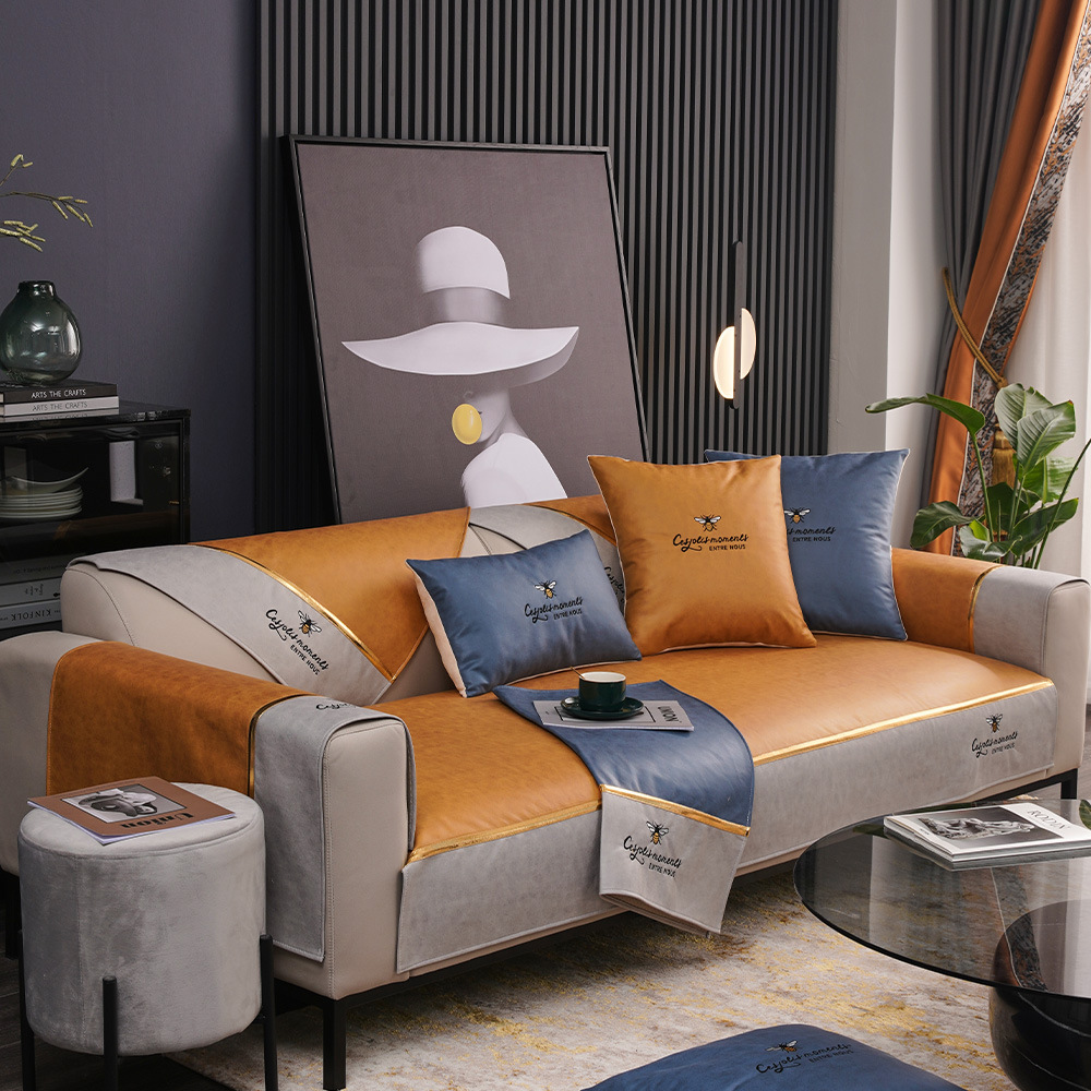 Polyester Sofa Protective Cushion Cover - Image 4