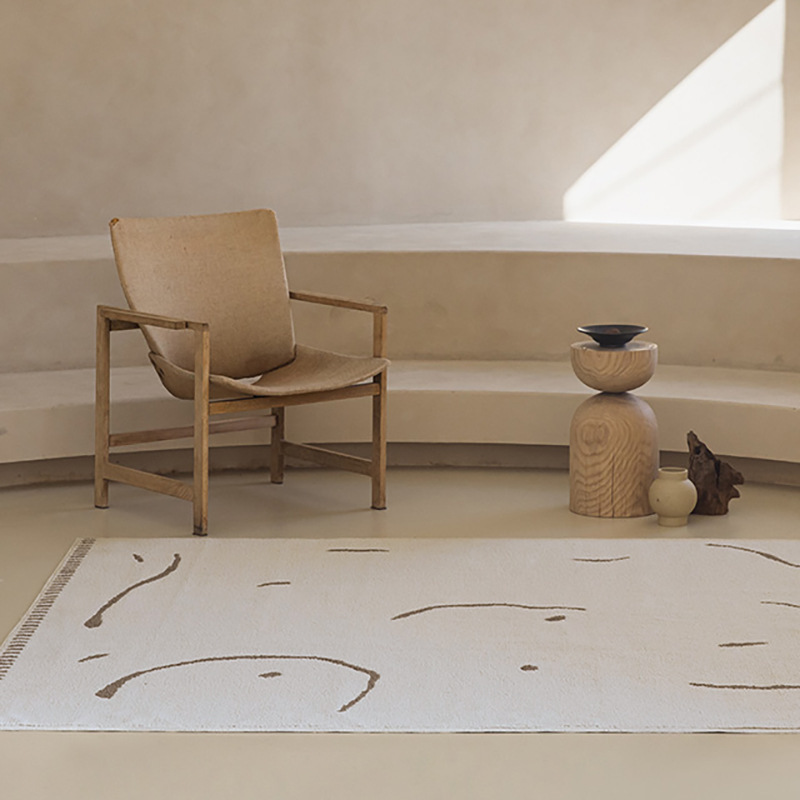 Simple Household Korean Bedroom Bedside Thicker Carpet - Image 6