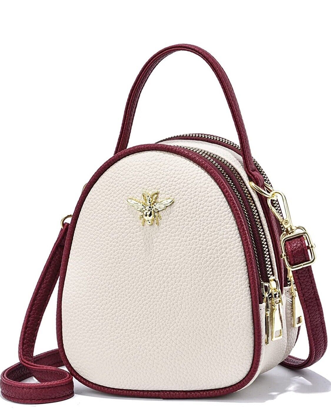 Women Shell Handbag Shoulder Crossbody Bag Ladies PU Satchel Quilted Purse Tote - Image 2