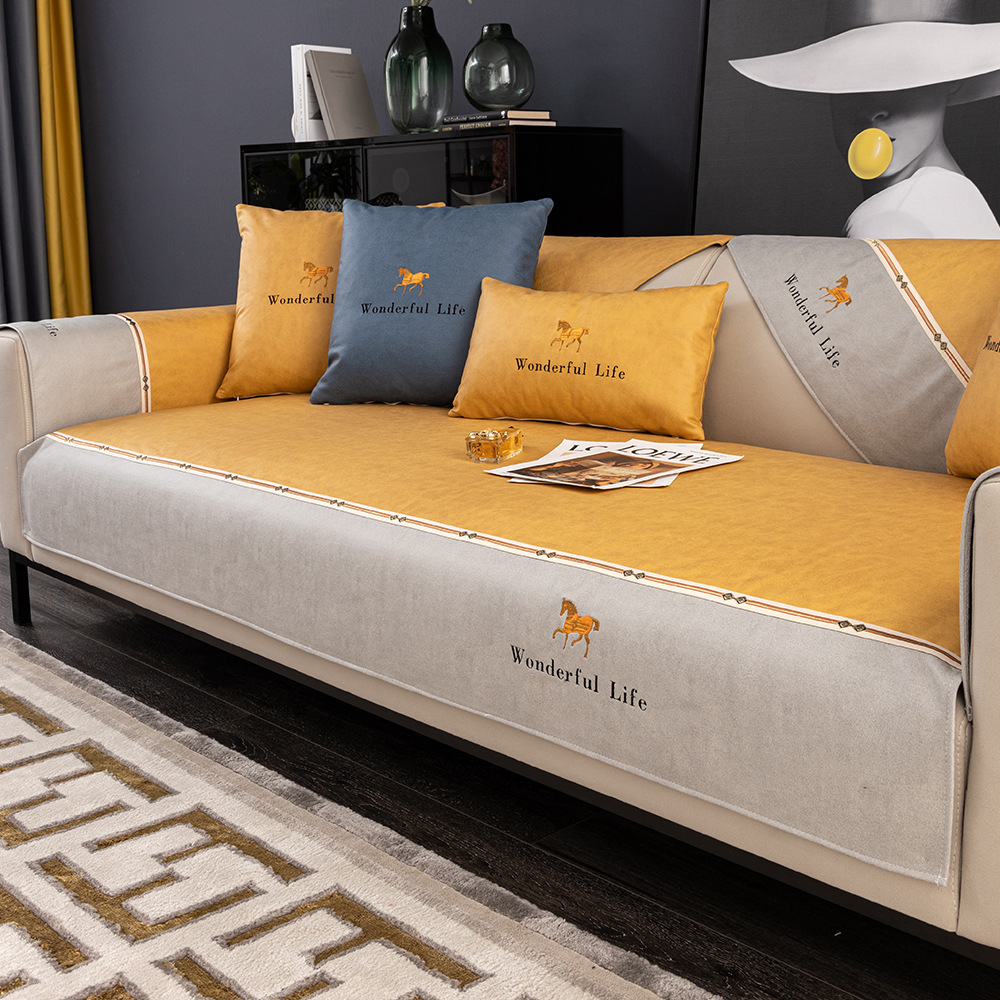 Polyester Sofa Protective Cushion Cover - Image 10