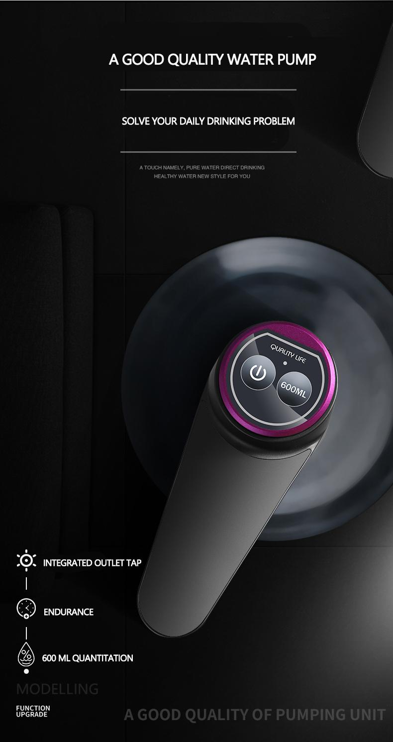 Tap Touch Children Lock Water Bottle Pump with USB water dispenser - Image 4