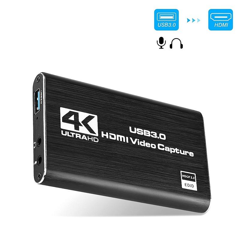 Supply 4K Video Capture USB 3.0 Video Grabber Record Box for PS4 HDTV Game CamcorderCamera Recording Live Streaming - Image 3