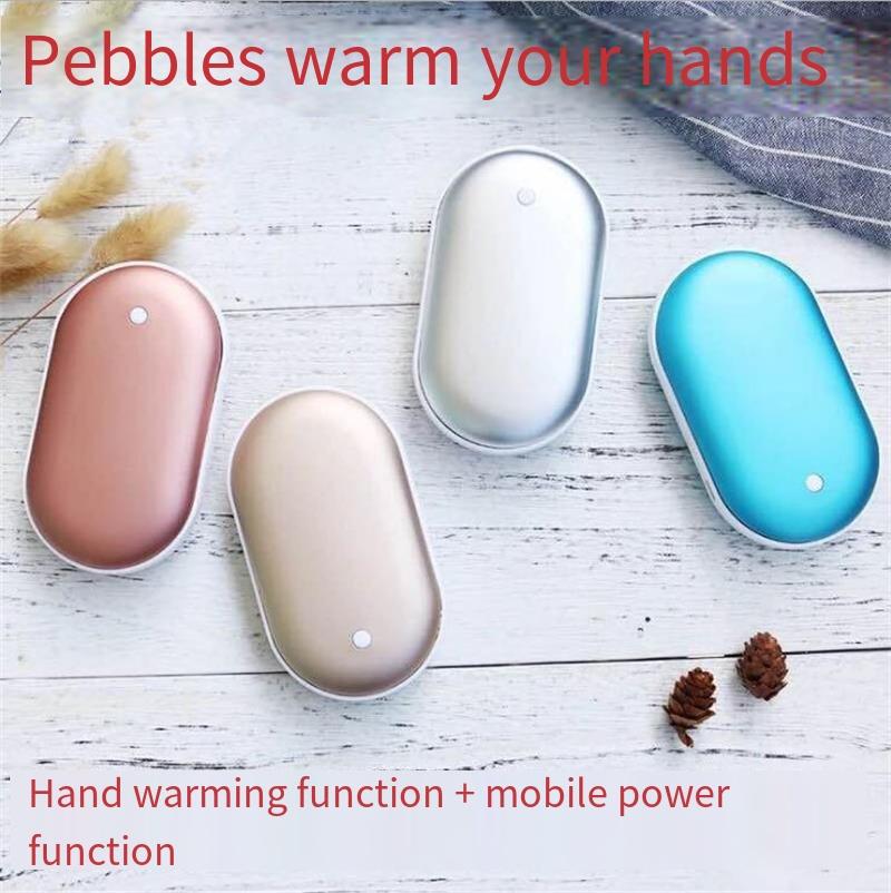 Hand Warmer Reusable Power Bank Electric Portable Heater Gift Mobile USB Rechargeable Hand Warmer for Women & Men - Image 2