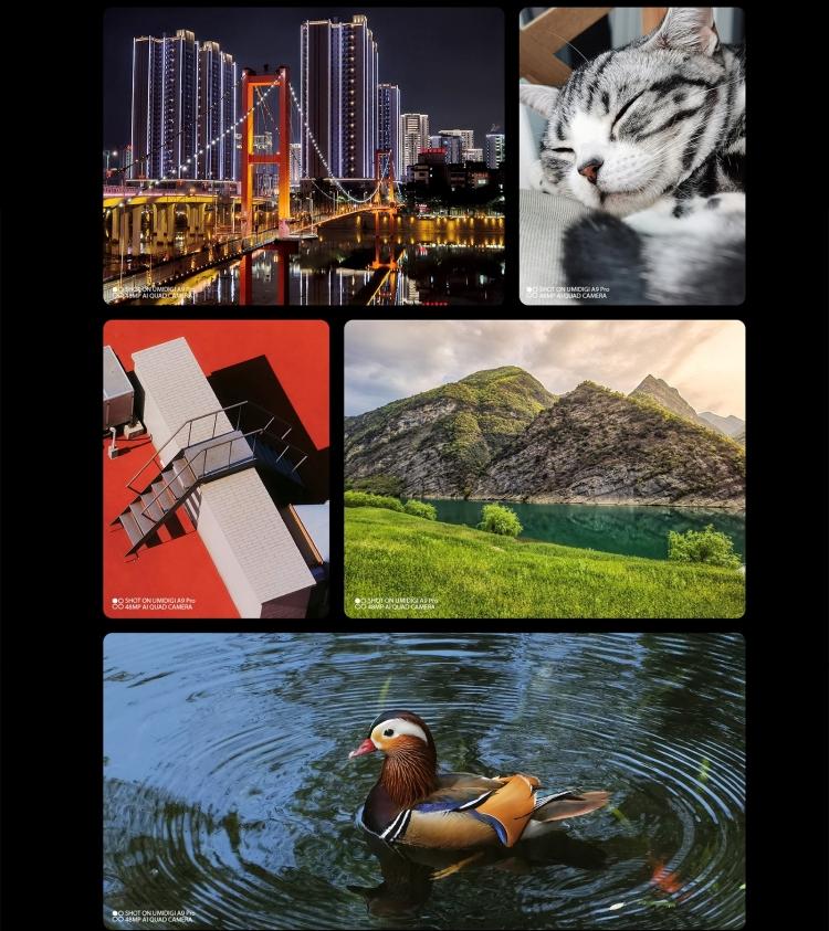 UMIDIGI A9 Pro Cellular Non-contact Infrared ThermoTelefono 6.3 inch Android 10 4G Unlocked Mobile Phones