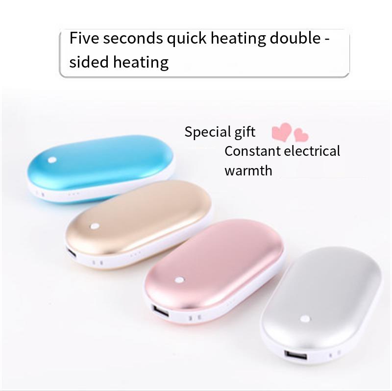Hand Warmer Reusable Power Bank Electric Portable Heater Gift Mobile USB Rechargeable Hand Warmer for Women & Men - Image 4