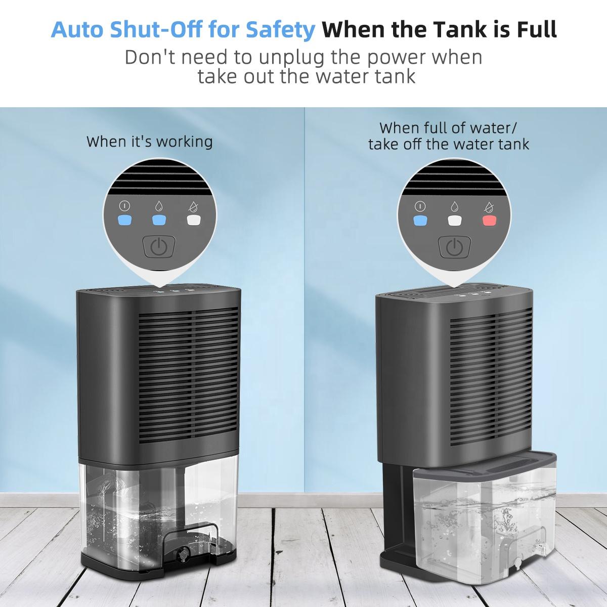 portable mini home air purifier dehumidifier basement bedroom dehumidifier