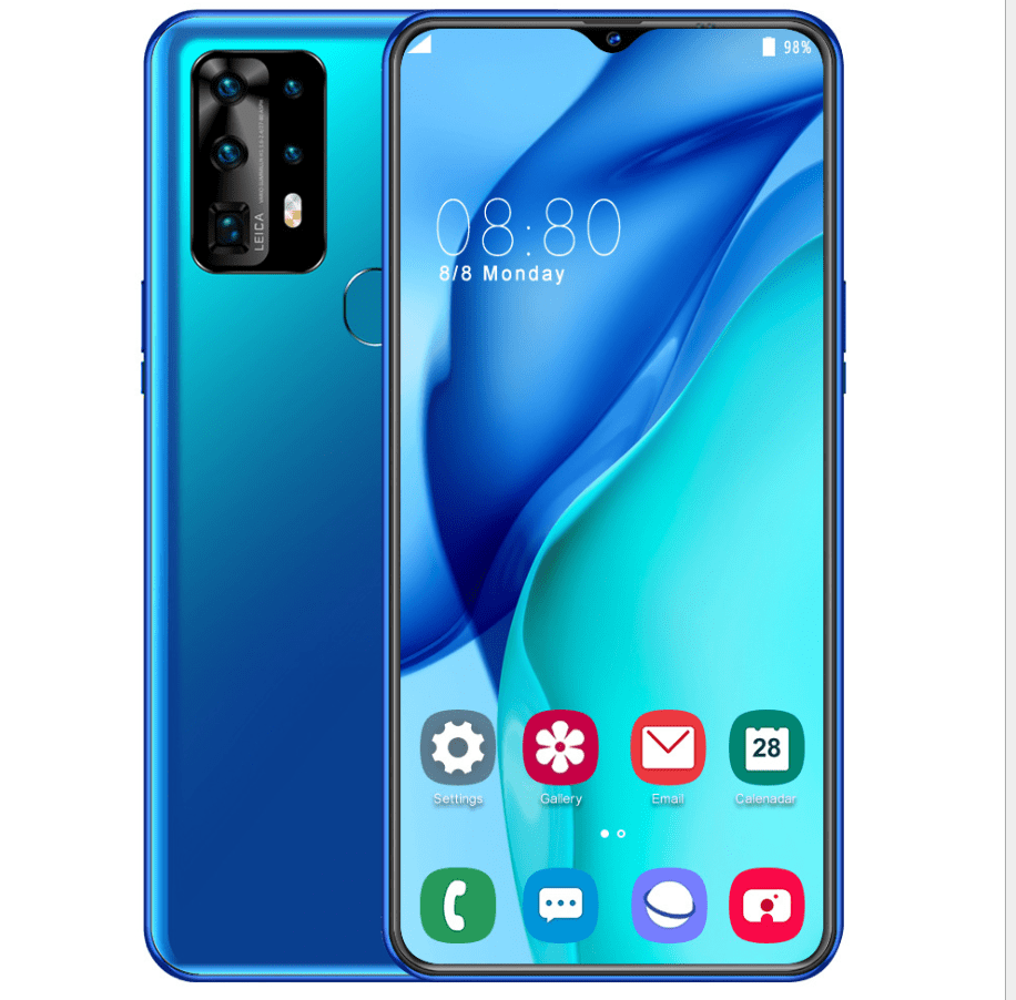 Original version P40Pro mobile Phone for Android 9.1 smart Phone 6.7 inch water screen Mobilephone behind Smart phone - Image 2