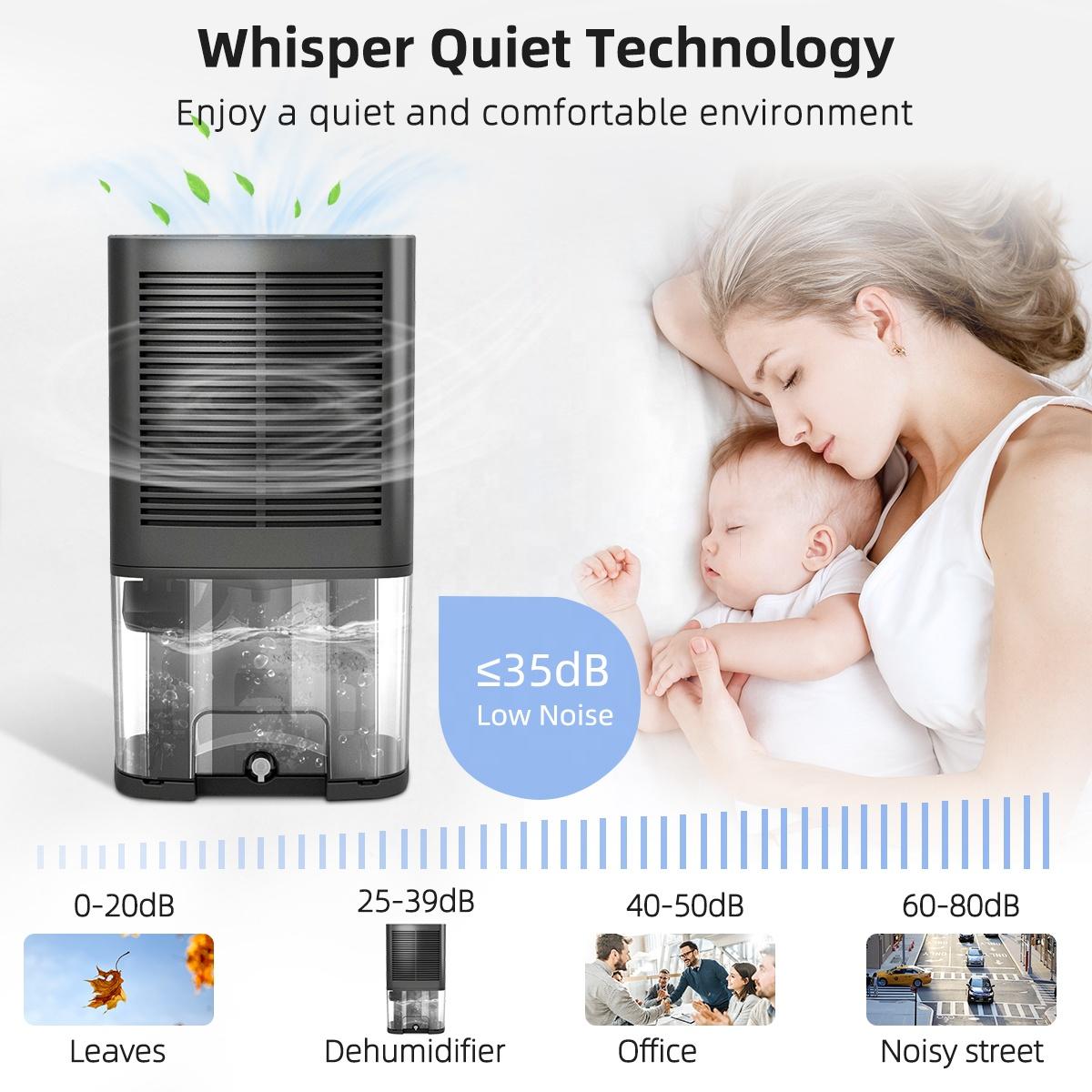 portable mini home air purifier dehumidifier basement bedroom dehumidifier - Image 2